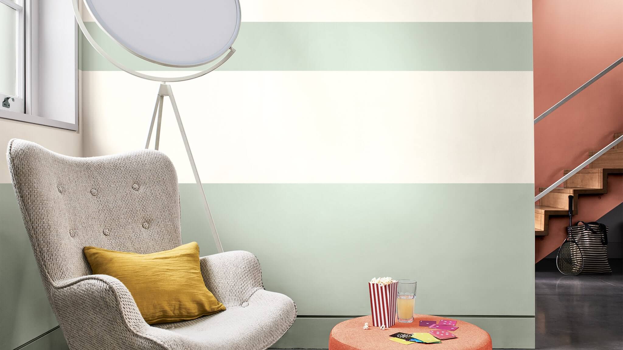 Painting stripes on walls in 7 simple steps Dulux